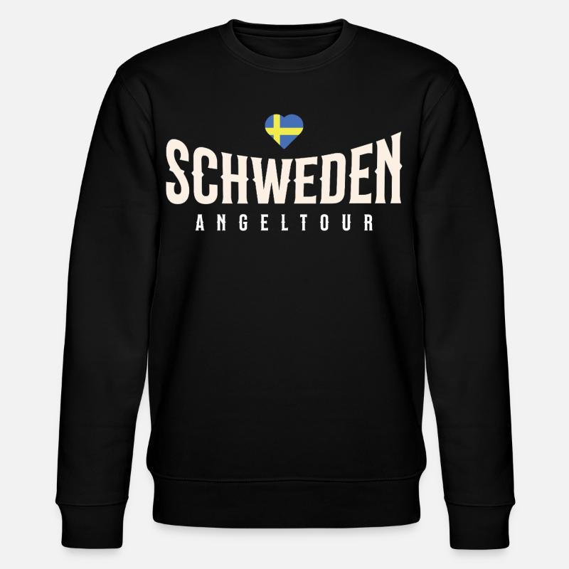 Schweden Angeltour - Stanley/Stella Unisex Bio-Sweatshirt CHANGER - Schwarz