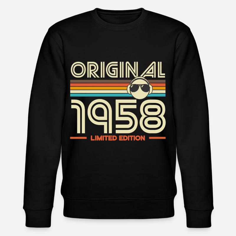 Original 1958 Retro Edition - Stanley/Stella CHANGER Unisex Organic Sweatshirt - black