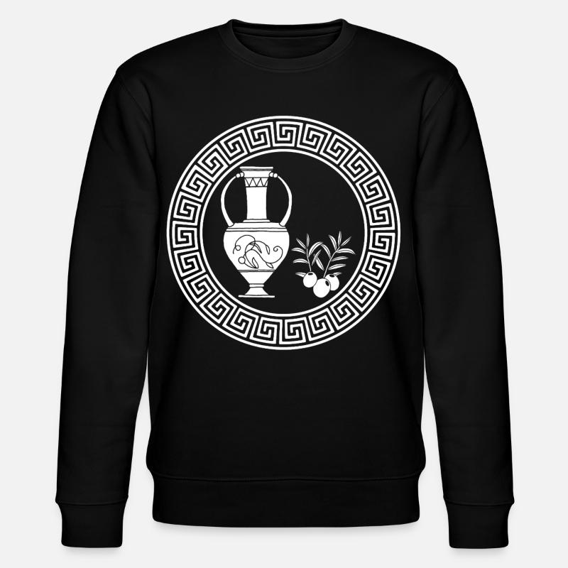 Symbole d'abondance (blanc) - Sweat bio CHANGER Stanley/Stella Unisexe - noir