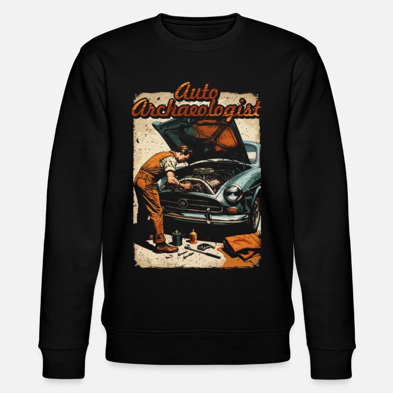 Auto Restauration Auto Archaeologist - Stanley/Stella Unisex Bio-Sweatshirt CHANGER  - Schwarz