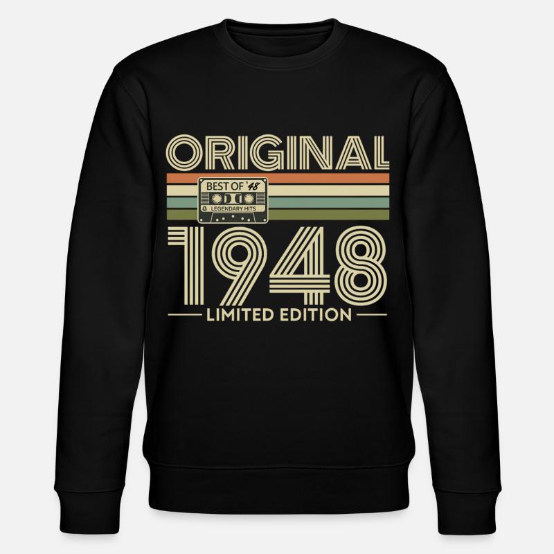 Original 1948 Retro Cassette Tee - Sweat bio CHANGER Stanley/Stella Unisexe - noir