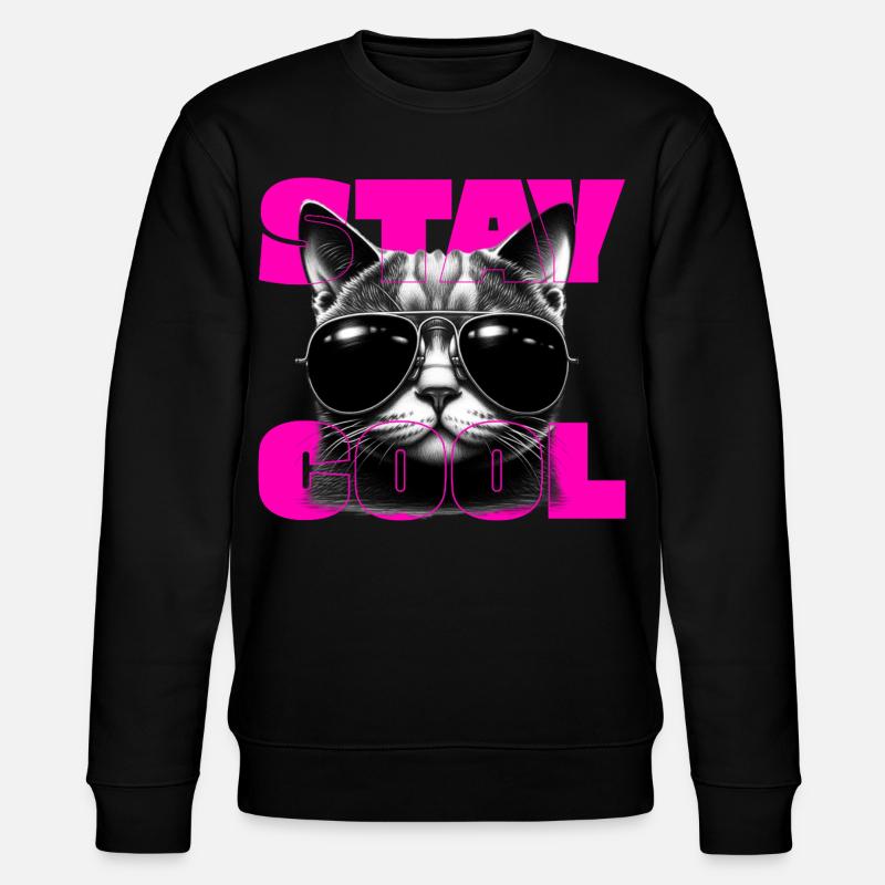 Stay cool - Stanley/Stella Unisex Bio-Sweatshirt CHANGER  - Schwarz