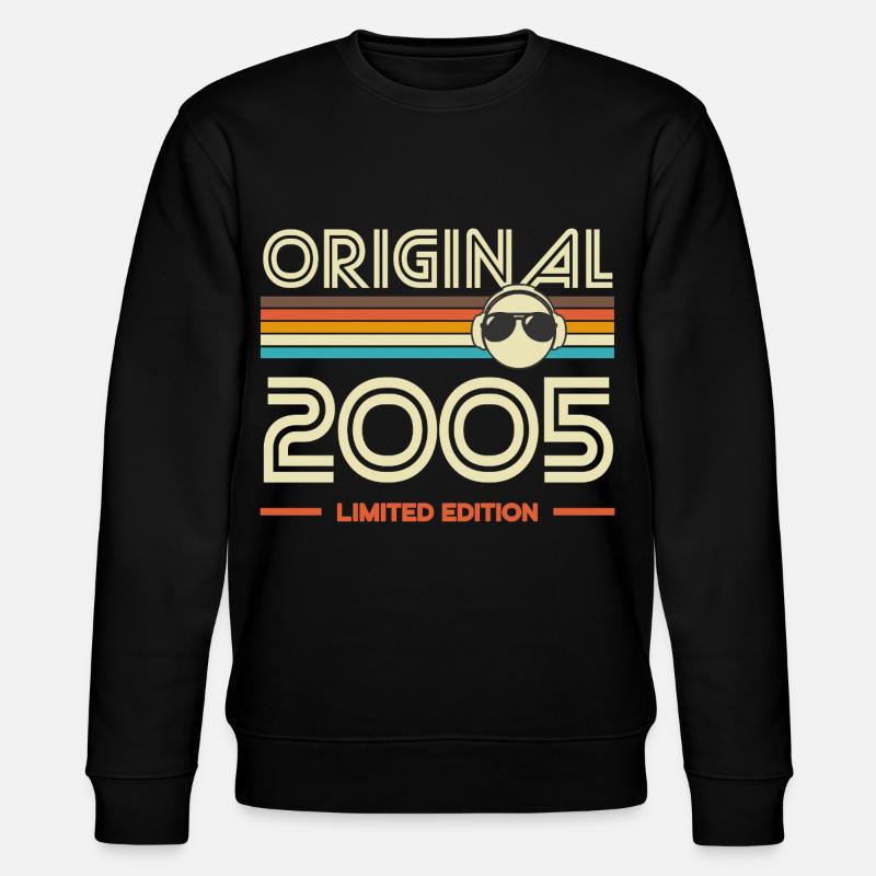 Original 2005 Limited Edition Retro - Stanley/Stella Unisex Bio-Sweatshirt CHANGER - Schwarz