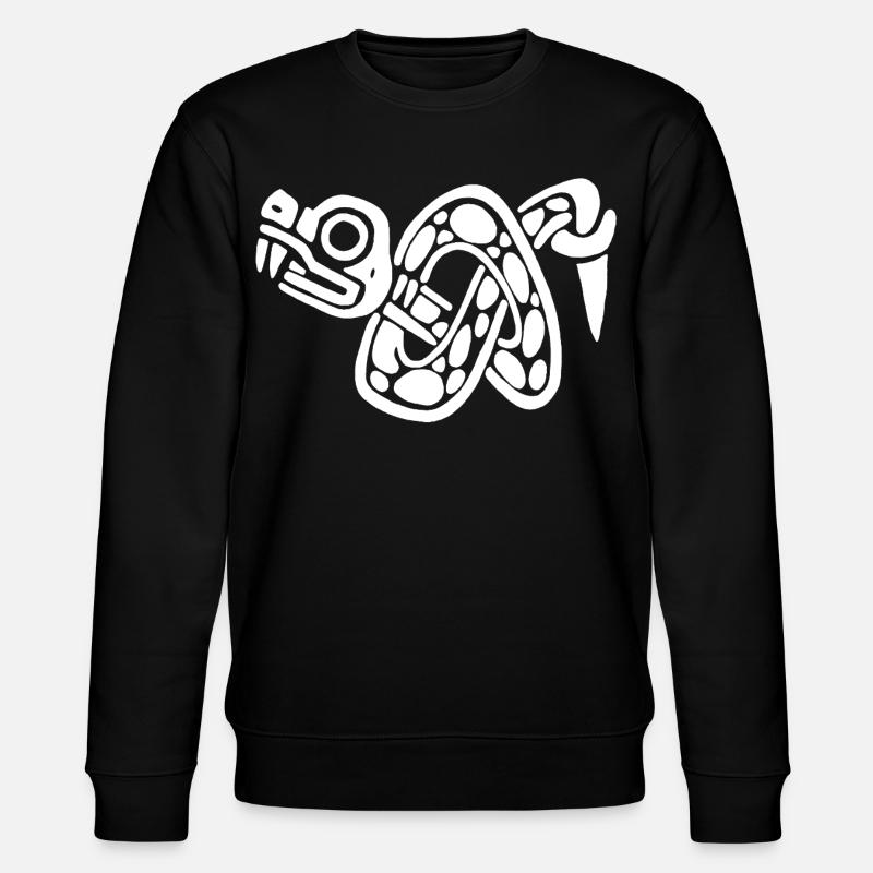 Noeud de serpent blanc - Sweat bio CHANGER Stanley/Stella Unisexe - noir