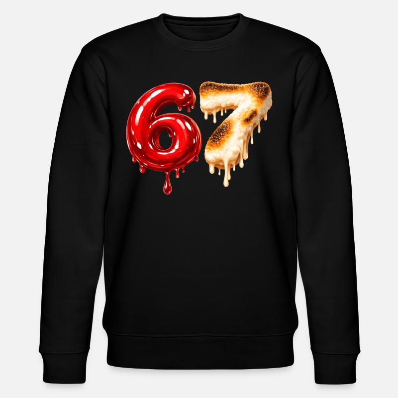 67 - 6 7 - Six Seven Meme - Sweat bio CHANGER Stanley/Stella Unisexe - noir