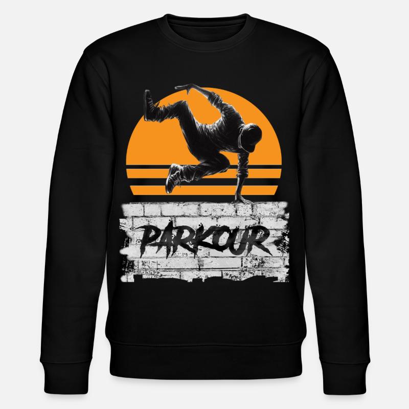 Parkour - Stanley/Stella Unisex Bio-Sweatshirt CHANGER  - Schwarz