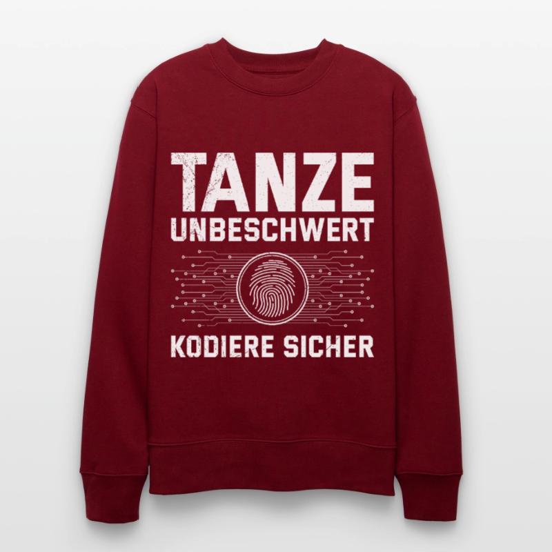 Science Coder DANCE CAREFREE, CODE SAFELY Stanley/Stella CHANGER Unisex Organic Sweatshirt