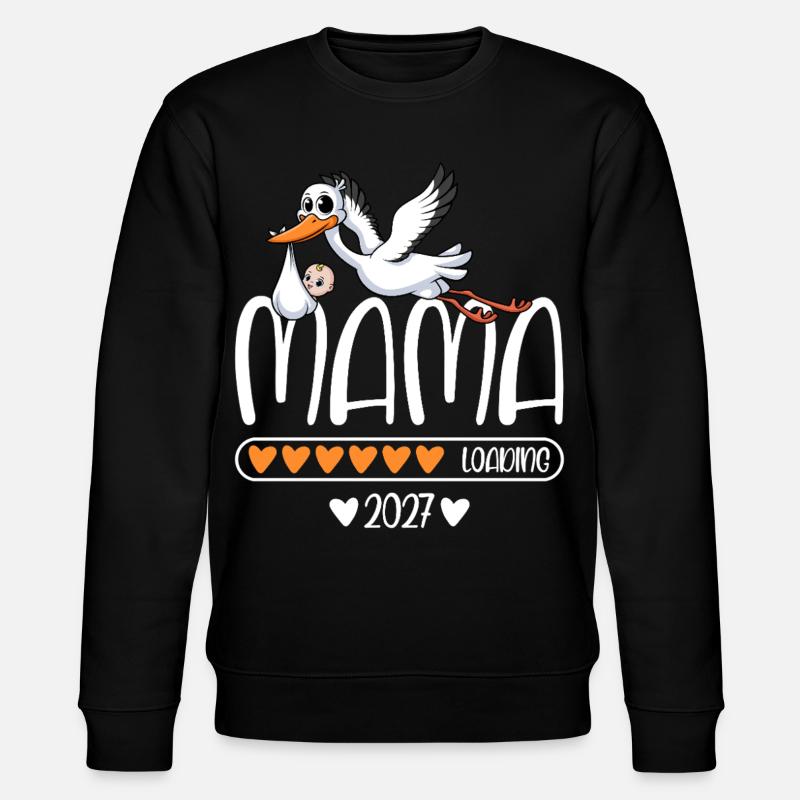 Mama 2027 loading - Stanley/Stella CHANGER Unisex Organic Sweatshirt - black