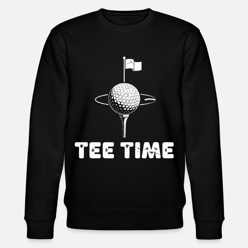 Golf Tee Time - Stanley/Stella CHANGER Unisex Organic Sweatshirt - black