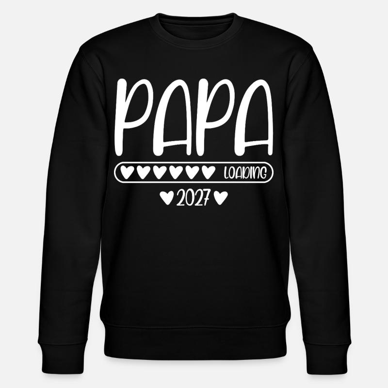 Papa 2027 loading - Stanley/Stella Unisex Bio-Sweatshirt CHANGER  - Schwarz