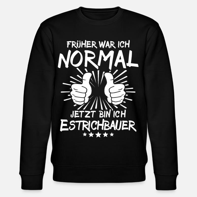 Estrichbauer - Stanley/Stella Unisex Bio-Sweatshirt CHANGER  - Schwarz