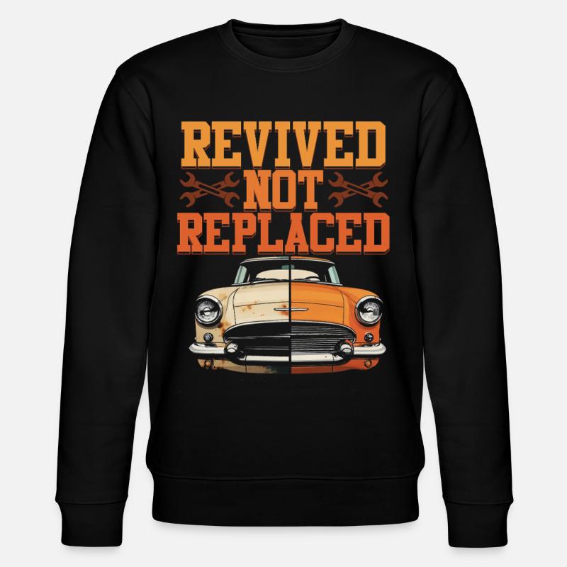 Auto Restauration Revived Not Replaced - Stanley/Stella Unisex Bio-Sweatshirt CHANGER  - Schwarz