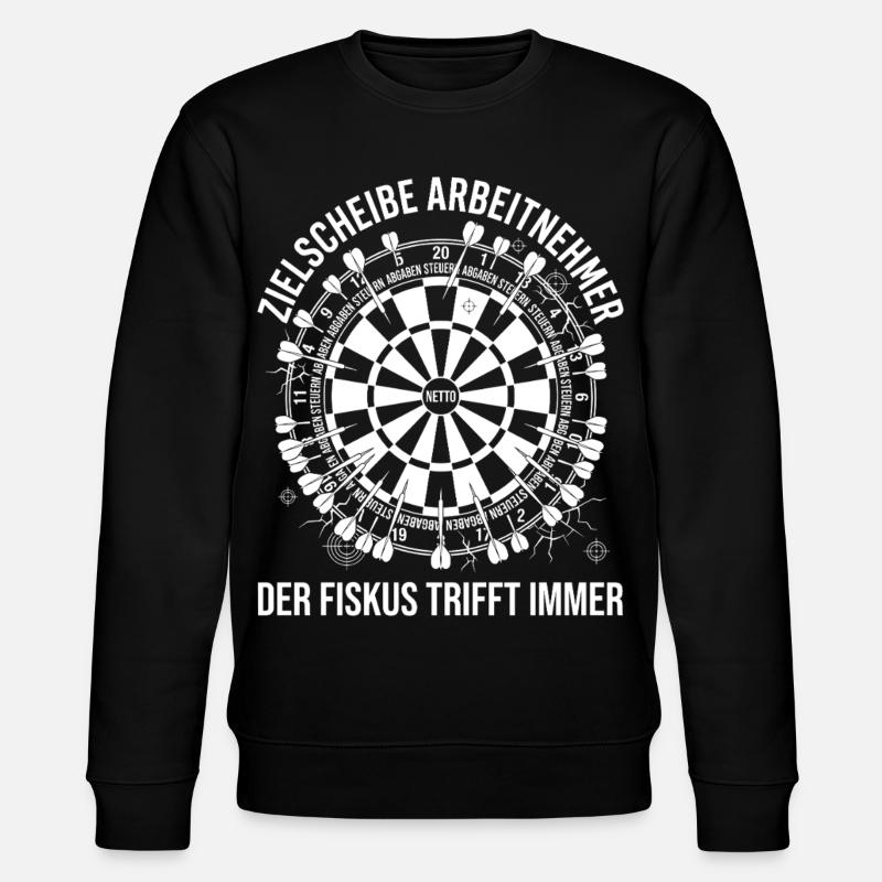 Target Employee Dartboard The Treasury - Stanley/Stella CHANGER Unisex Organic Sweatshirt - black