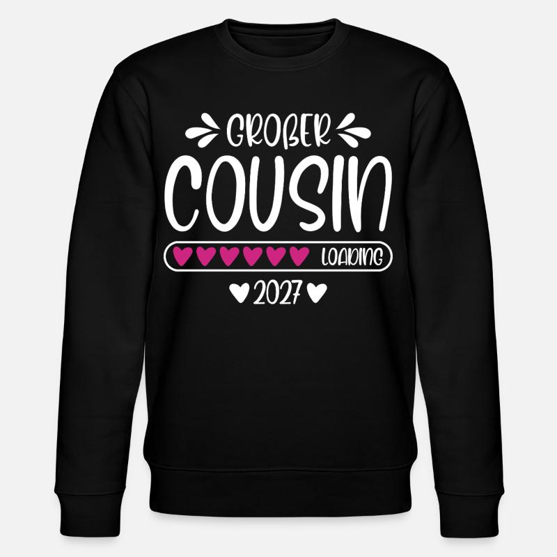 Big Cousin 2027 loading - Stanley/Stella CHANGER Unisex Organic Sweatshirt - black