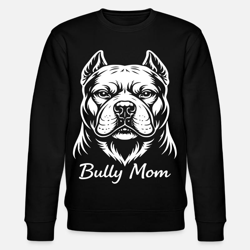 Bully Mom - Stanley/Stella Unisex Bio-Sweatshirt CHANGER  - Schwarz