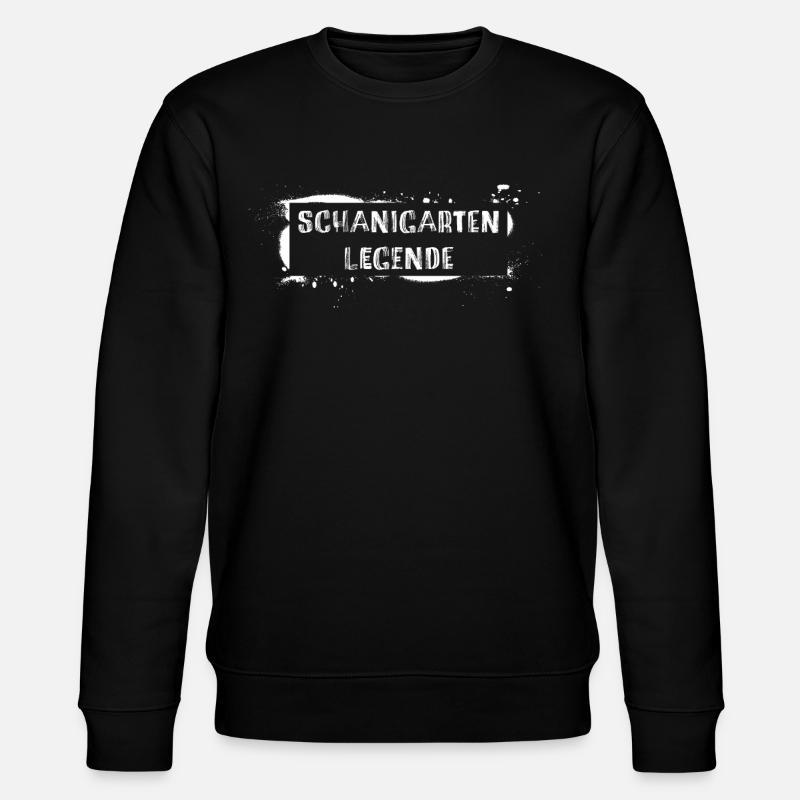 Schanigarten legend – Viennese dialect saying - Stanley/Stella CHANGER Unisex Organic Sweatshirt - black