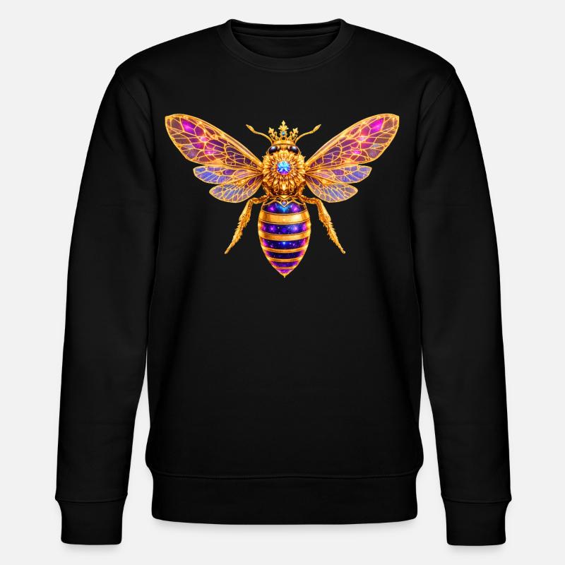 Queen Bee Bienenkönigin - Stanley/Stella Unisex Bio-Sweatshirt CHANGER  - Schwarz