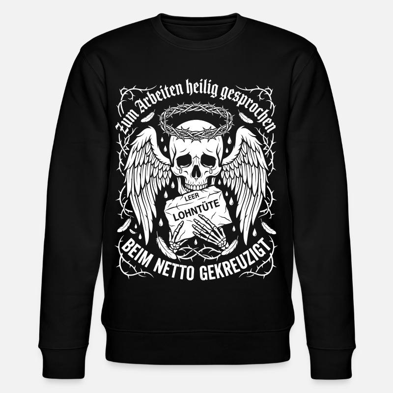 Canonized for work - Stanley/Stella CHANGER Unisex Organic Sweatshirt - black