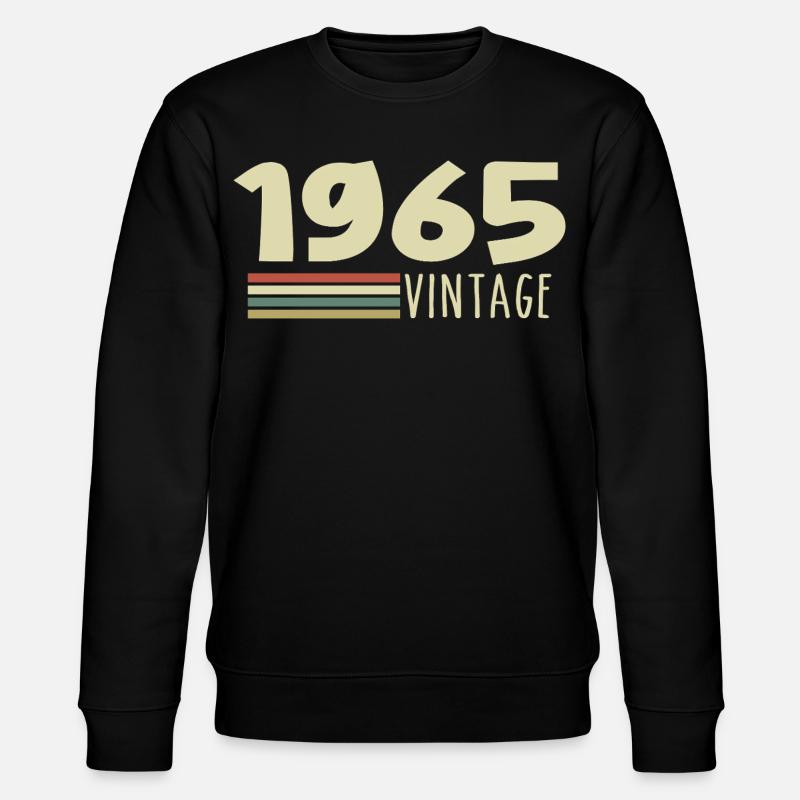 Jubiläum 1965 1965 - Stanley/Stella Unisex Bio-Sweatshirt CHANGER - Schwarz