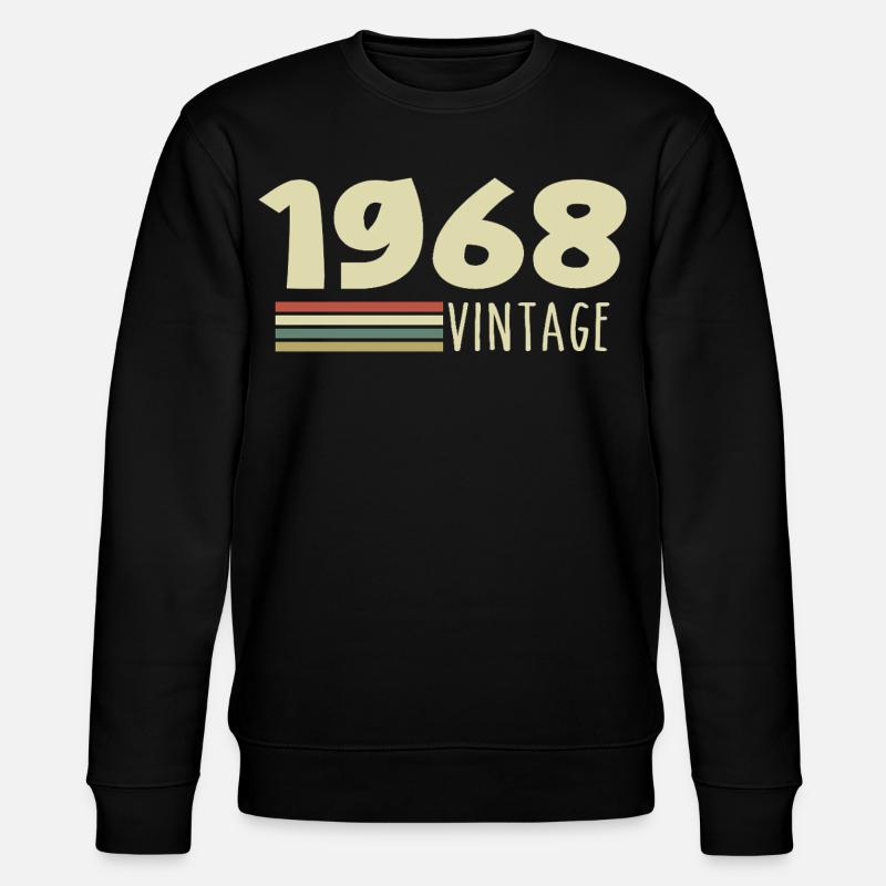 Jubiläum 1968 1968 - Stanley/Stella Unisex Bio-Sweatshirt CHANGER  - Schwarz