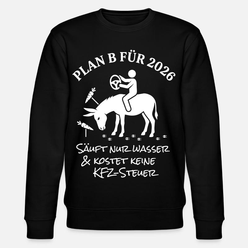 Plan B pour 2026 - Sweat bio CHANGER Stanley/Stella Unisexe - noir