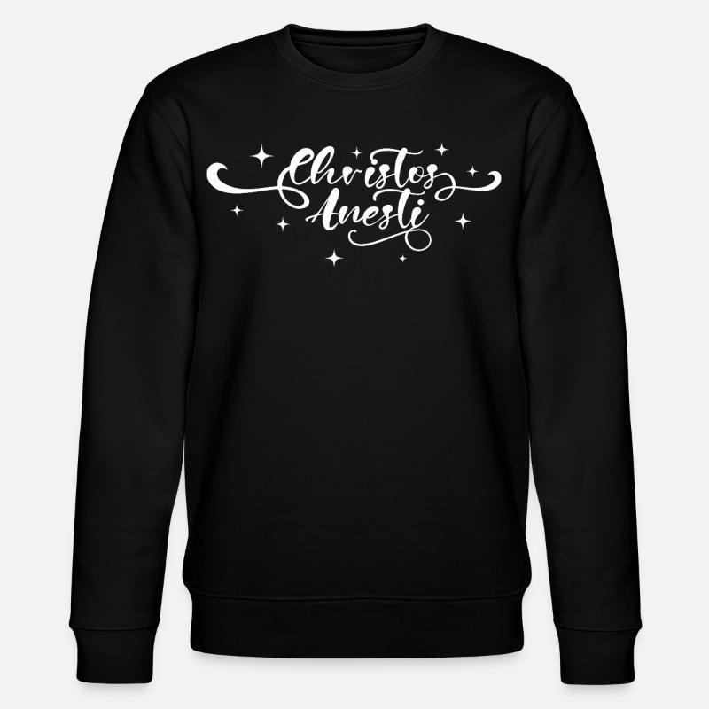 Christos Anesti Pascha orthodoxe - Sweat bio CHANGER Stanley/Stella Unisexe - noir
