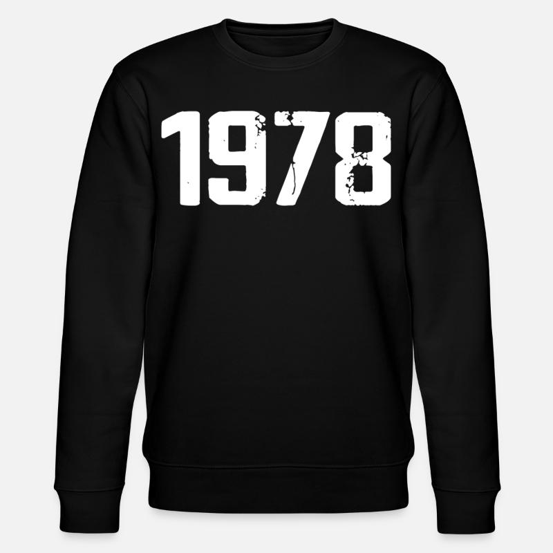 1978 - Awesome since 1978 - Stanley/Stella CHANGER Unisex Organic Sweatshirt - black
