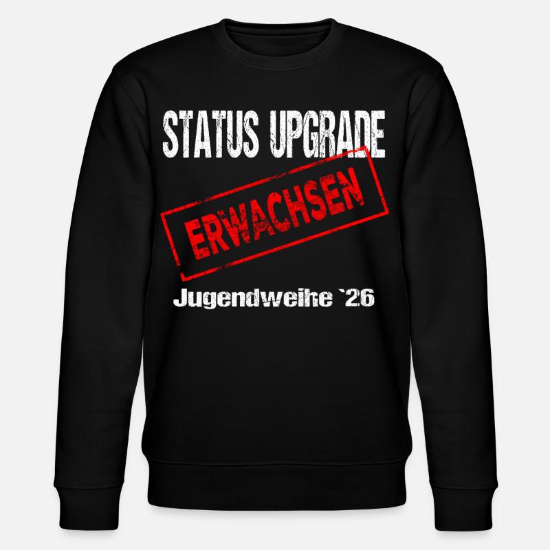 Jugendweihe - Jugendweihe 2026 - Stanley/Stella CHANGER Unisex Organic Sweatshirt - black