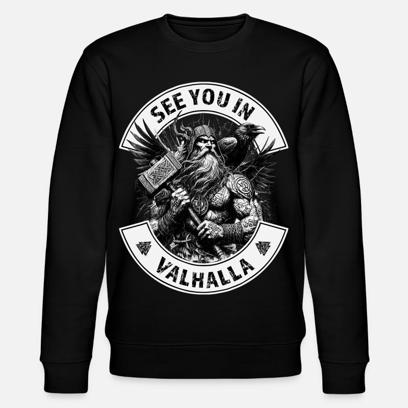 On se voit à Valhalla - Sweat bio CHANGER Stanley/Stella Unisexe - noir