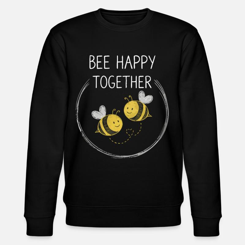 Abeilles Heureuses Ensemble - Sweat bio CHANGER Stanley/Stella Unisexe - noir