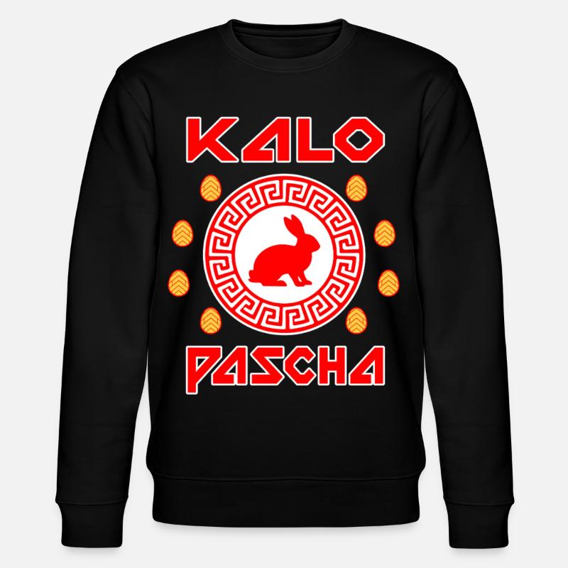 Kalo Pascha grec Grèce de Pâques - Sweat bio CHANGER Stanley/Stella Unisexe - noir