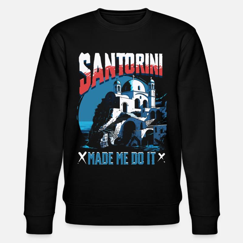 Santorini - Stanley/Stella Unisex Bio-Sweatshirt CHANGER - Schwarz