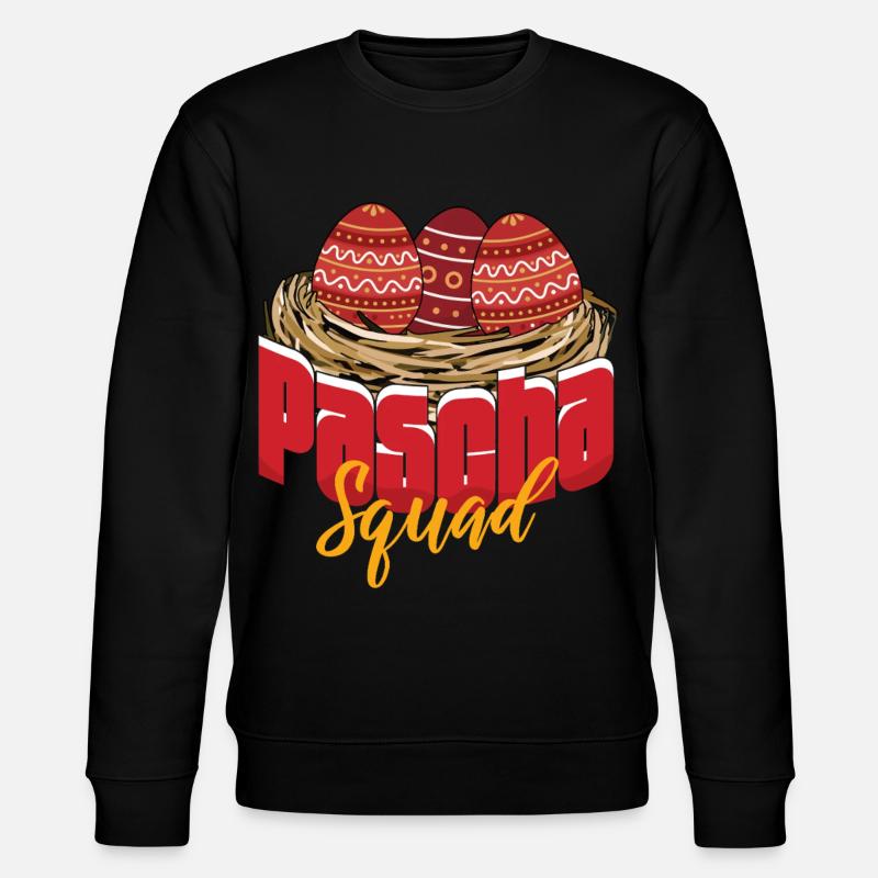 Påskegruppe Ortodoks påske Gresk påske - Stanley/Stella CHANGER økologisk unisex-sweatshirt - svart