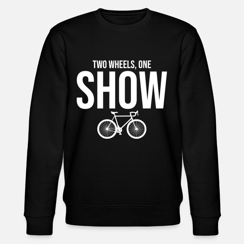 Professionel cykelakrobatik performancekunst - Stanley/Stella økologisk unisex-sweatshirt CHANGER - sort
