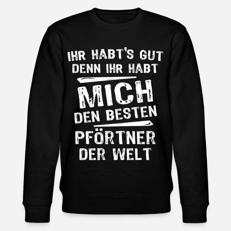 Pförtner - Stanley/Stella Unisex Bio-Sweatshirt CHANGER  - Schwarz