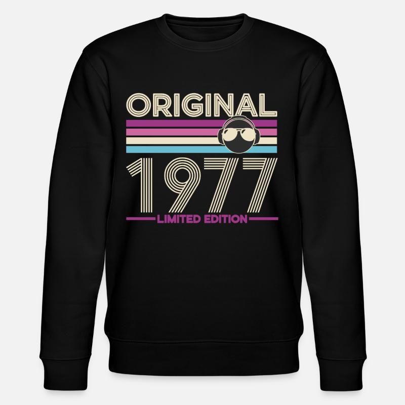 Originaler Remix von 1977 - Stanley/Stella Unisex Bio-Sweatshirt CHANGER  - Schwarz