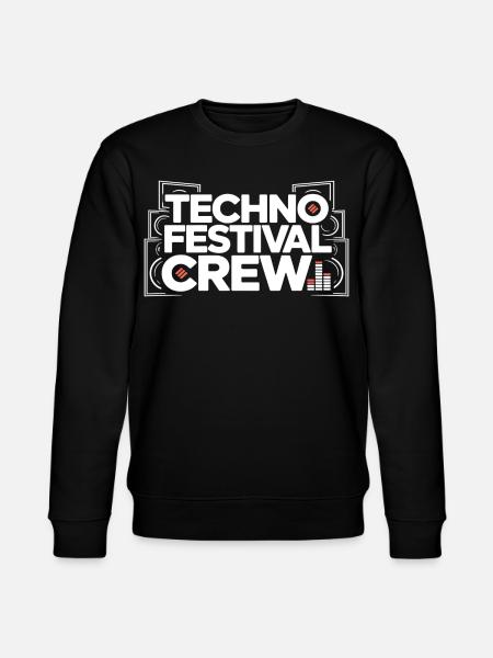Techno Festival Crew – Techo Party Outfit - Stanley/Stella CHANGER Unisex Organic Sweatshirt - black