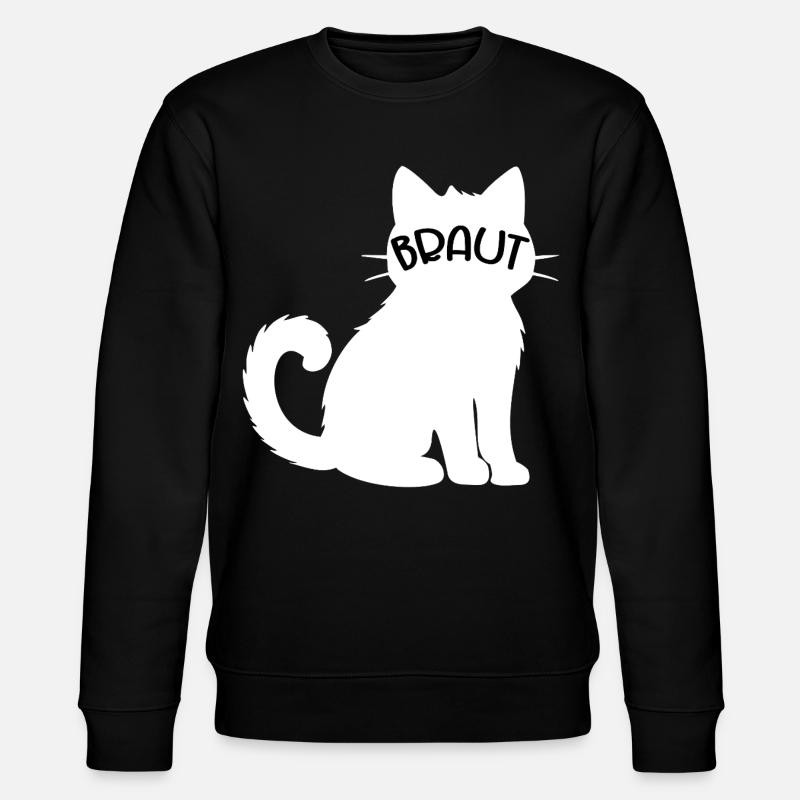 Mariée des Chats de Mariage - Sweat bio CHANGER Stanley/Stella Unisexe - noir