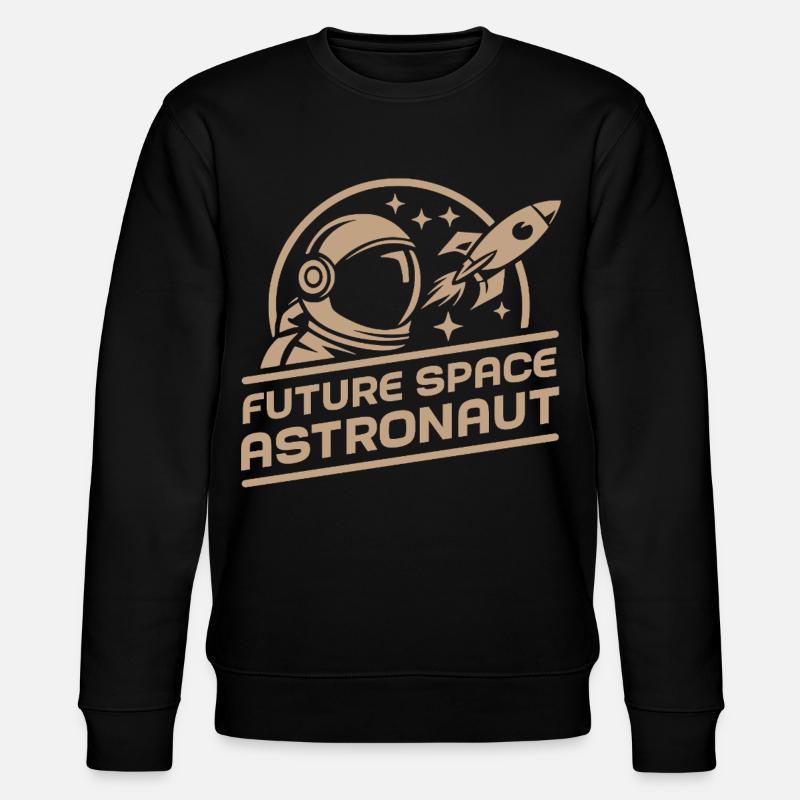 Future astronaute spatial : aventure rétro spatiale - Sweat bio CHANGER Stanley/Stella Unisexe - noir