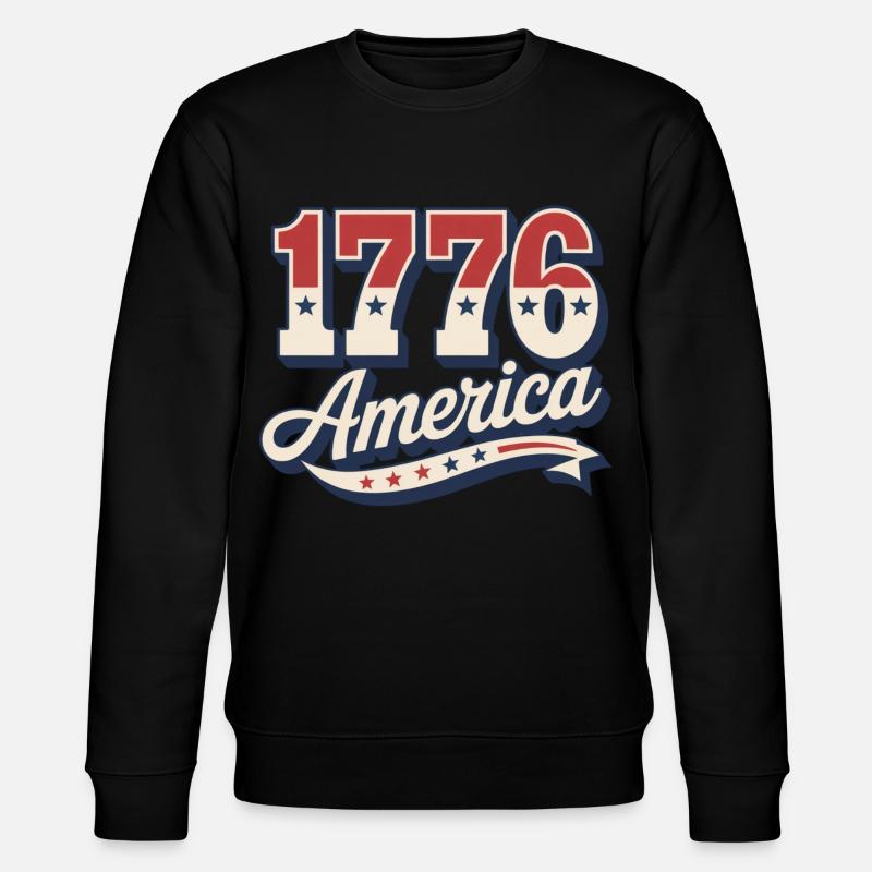 Amérique de 1776 - Sweat bio CHANGER Stanley/Stella Unisexe - noir
