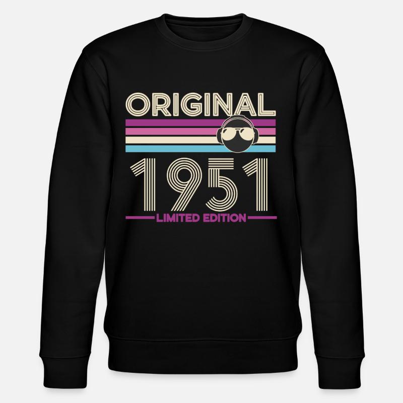 Original 1951 édition limitée - Sweat bio CHANGER Stanley/Stella Unisexe - noir