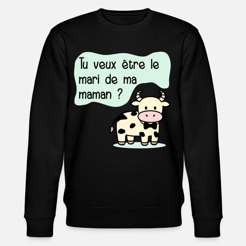 Proposition de Mariage Maman - Sweat bio CHANGER Stanley/Stella Unisexe - noir