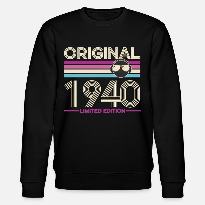 Original 1940 Édition Limitée - Sweat bio CHANGER Stanley/Stella Unisexe - noir