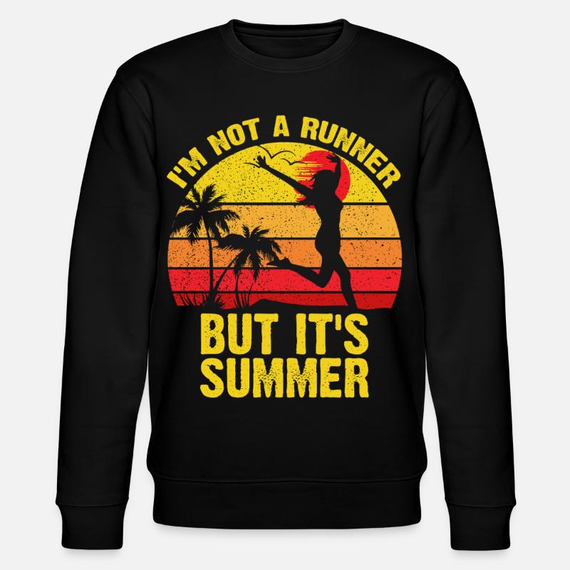 Sunset Sprint Pas un coureur - Sweat bio CHANGER Stanley/Stella Unisexe - noir