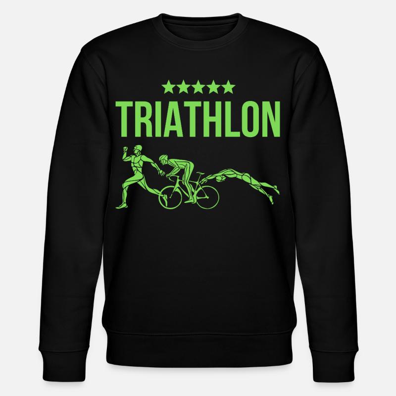 Triathlon - Stanley/Stella Unisex Bio-Sweatshirt CHANGER  - Schwarz