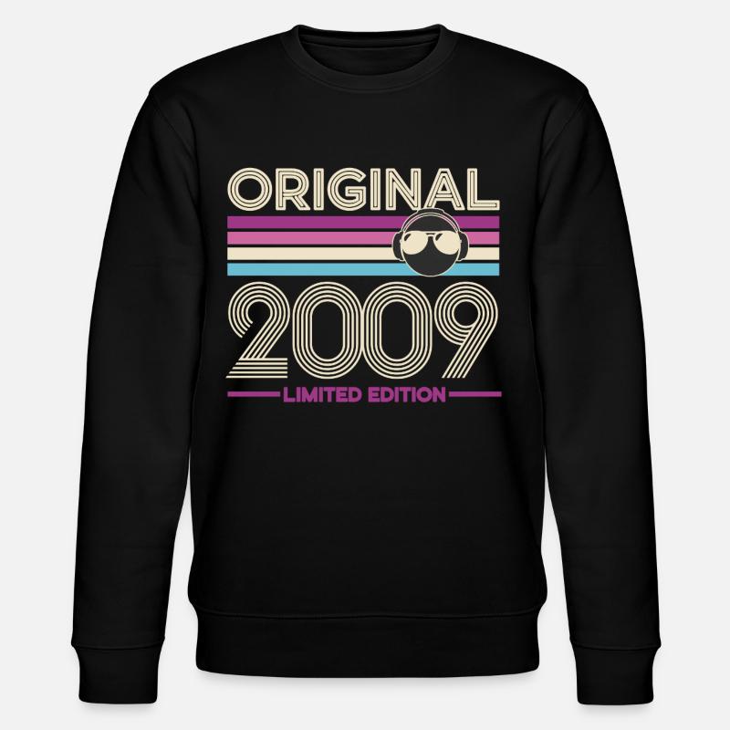 Originale limitierte Edition 2009 - Stanley/Stella Unisex Bio-Sweatshirt CHANGER  - Schwarz