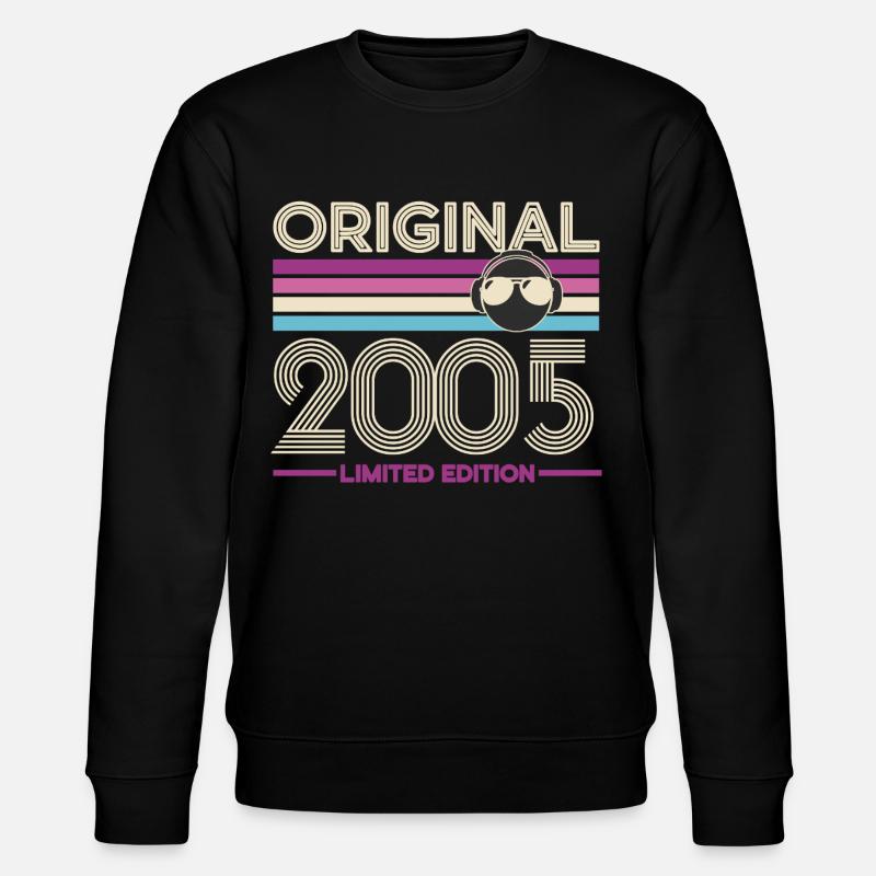 Original 2005 Édition Limitée - Sweat bio CHANGER Stanley/Stella Unisexe - noir