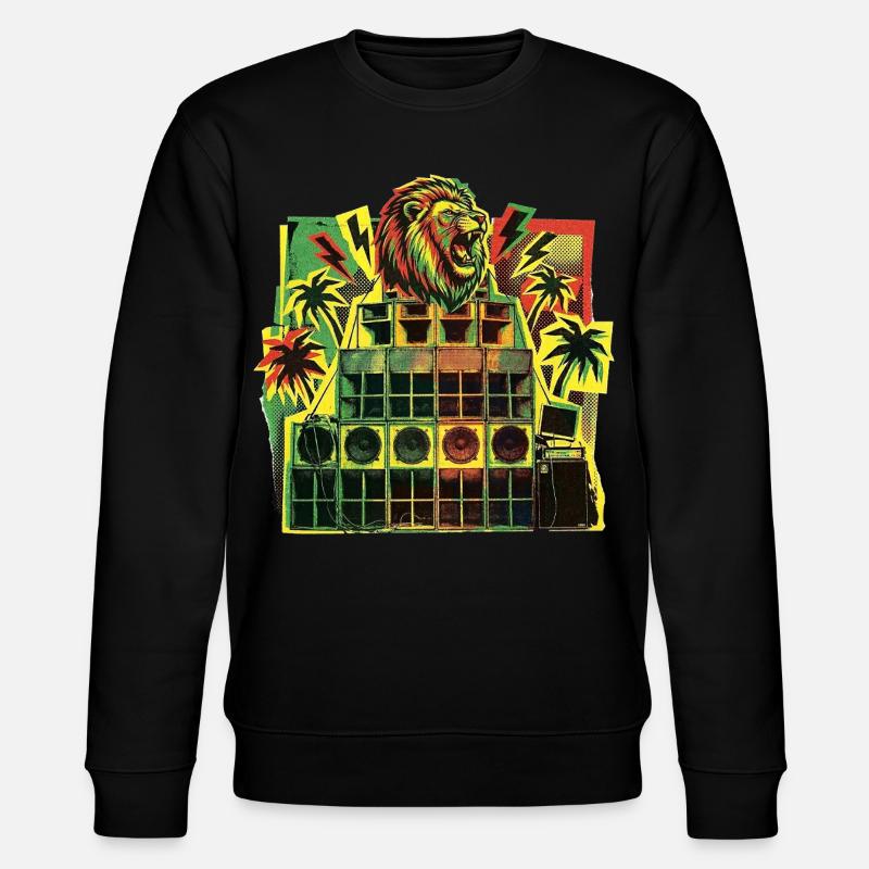 Système de son Jungle Dancehall - Sweat bio CHANGER Stanley/Stella Unisexe - noir