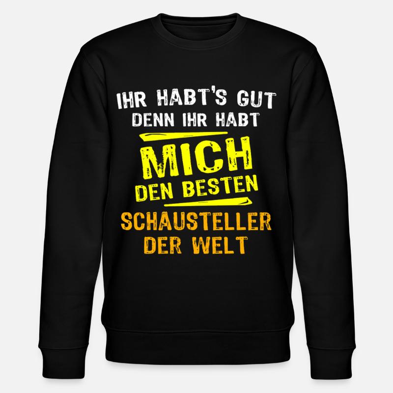 Schausteller Geschenk - Stanley/Stella Unisex Bio-Sweatshirt CHANGER  - Schwarz