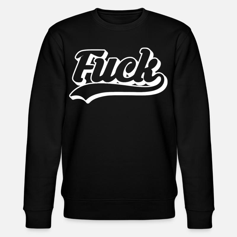 Merde au Rétro Script - Sweat bio CHANGER Stanley/Stella Unisexe - noir